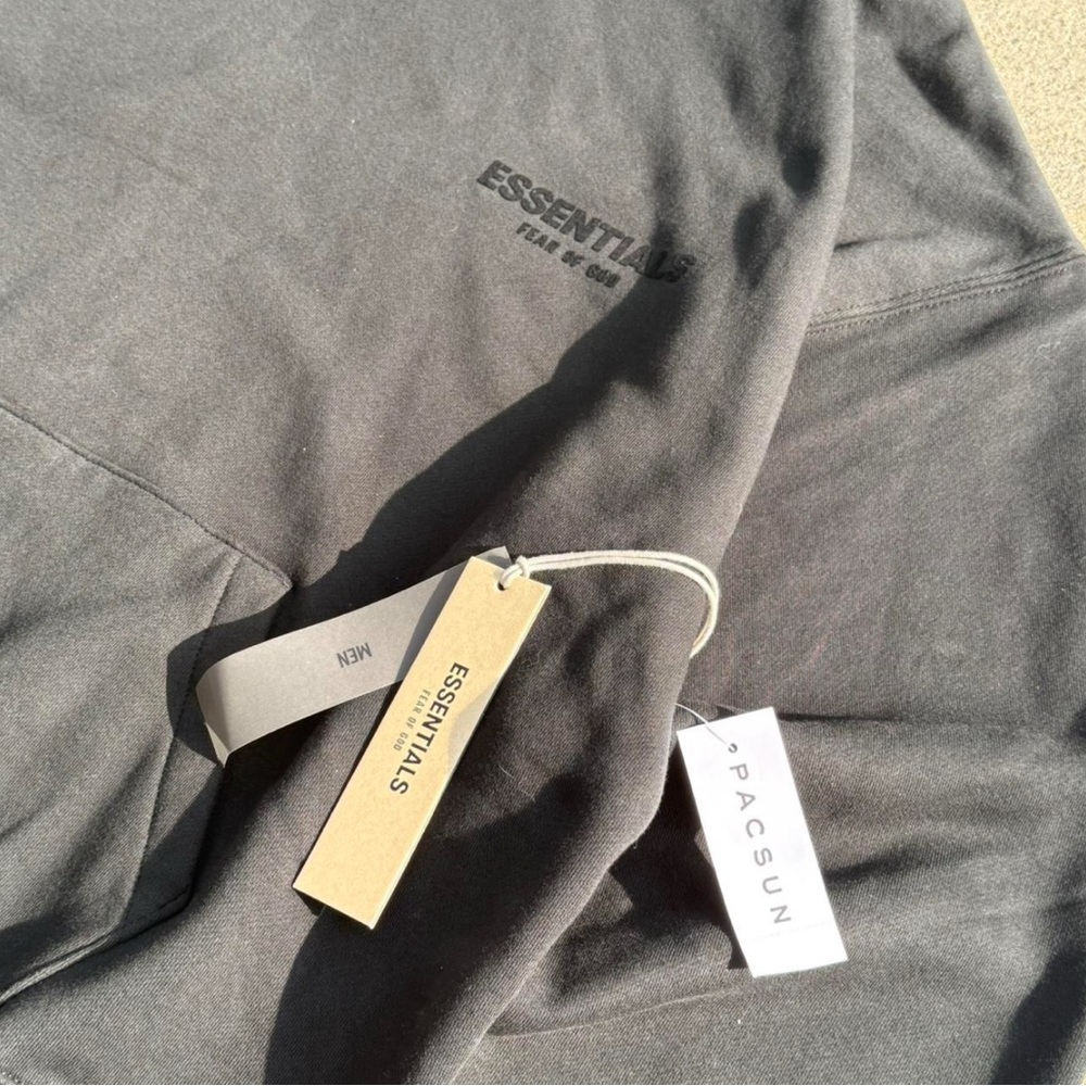 PacSun Essentials Black Hoodie - Picture 3 of 6
